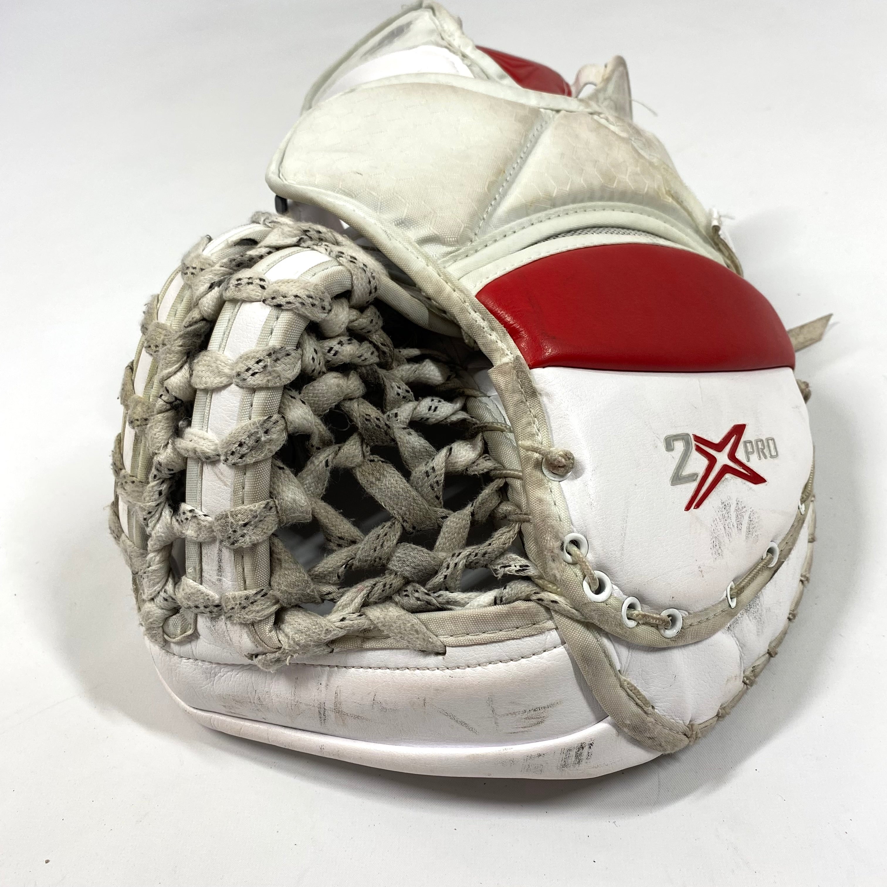 Bauer Vapor 2X Pro - Gant de gardien de but Pro Stock d'occasion (rouge/blanc)